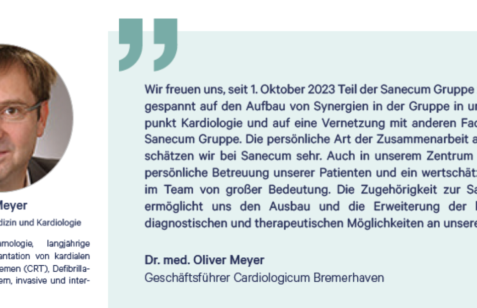 Zitat Dr Meyer Cardiologicum Bremerhaven