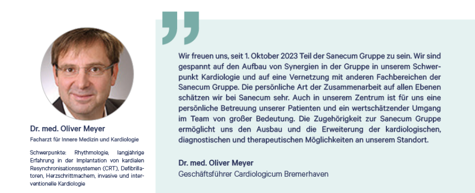Zitat Dr Meyer Cardiologicum Bremerhaven